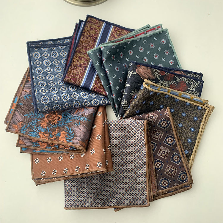 Pocket Square Set - Lenço de Bolso Masculino para Terno,