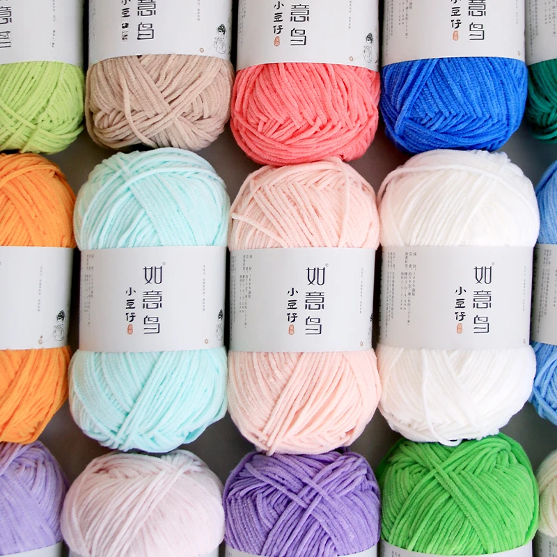 Woven Scarf Blanket - Fio de Chenille Fino de 3mm,
