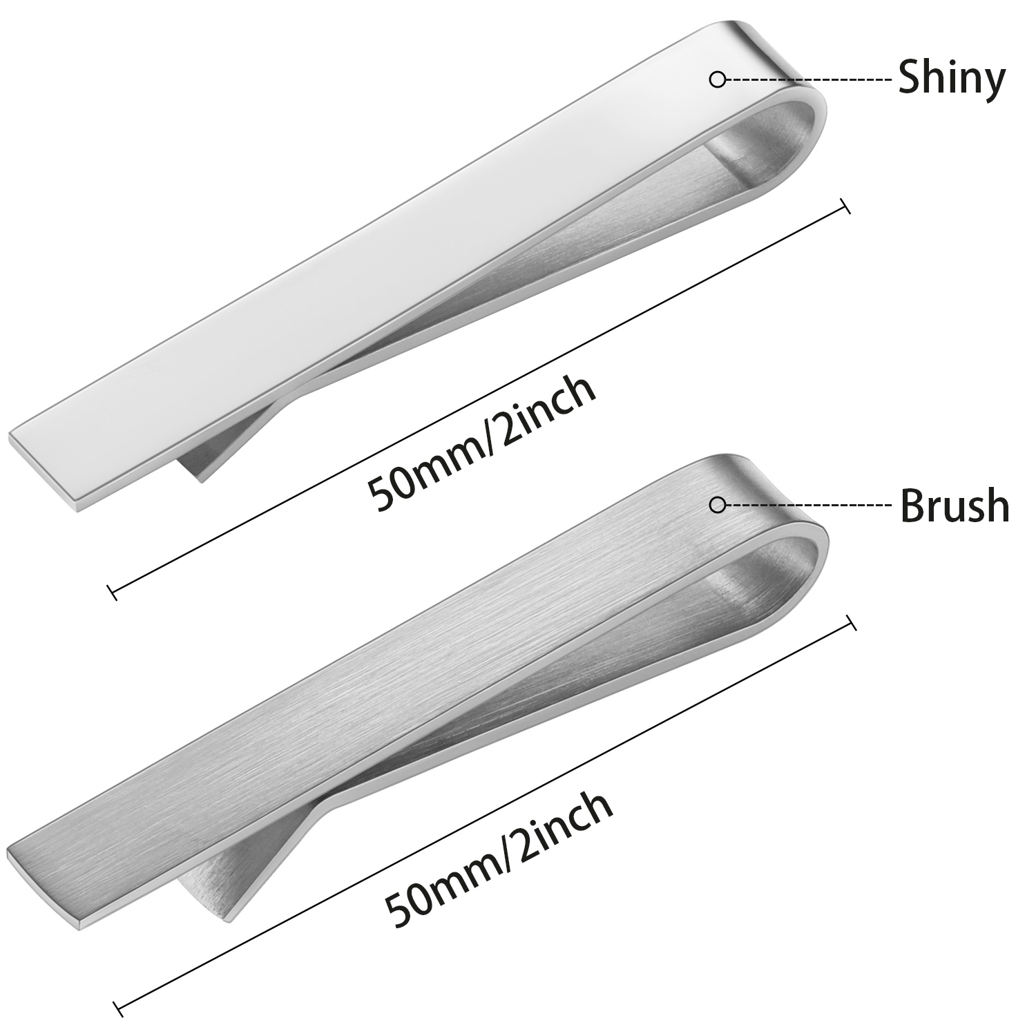Hawson 2 em clipes brilhantes  - Tie Bar Set Gift avaliação e preço
