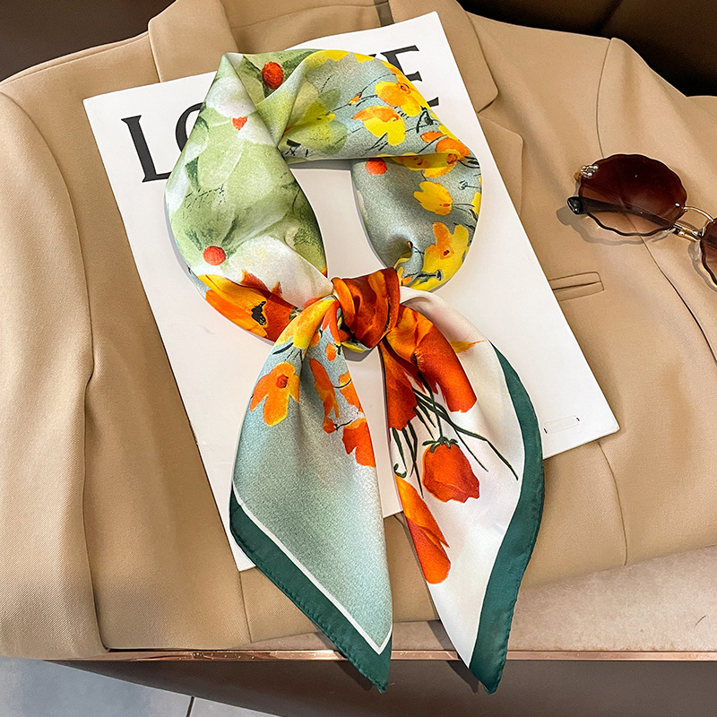 70x70cm lenço de seda quadrado - Scarf Silk Square avaliação e preço