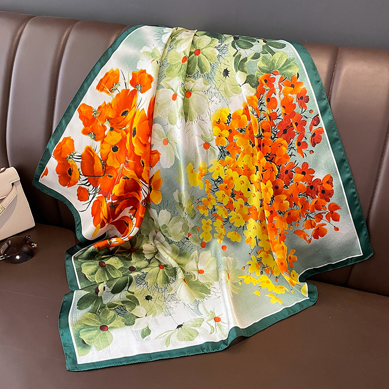 70x70cm lenço de seda quadrado - Scarf Silk Square avaliação e preço