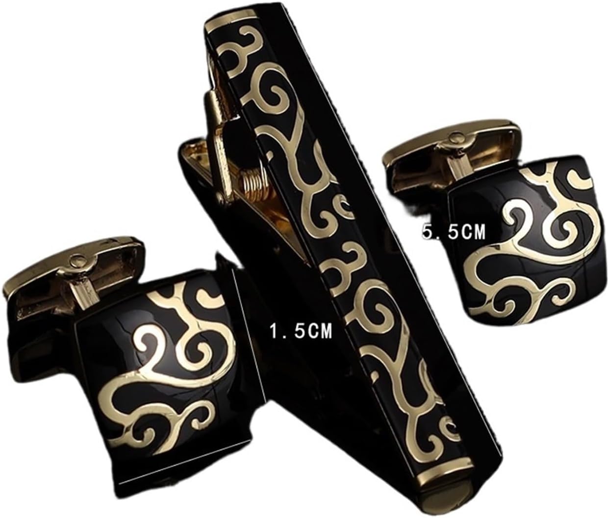 2 Conjuntos, Gravatas Masculin - Tie Bar Set Gift avaliação e preço