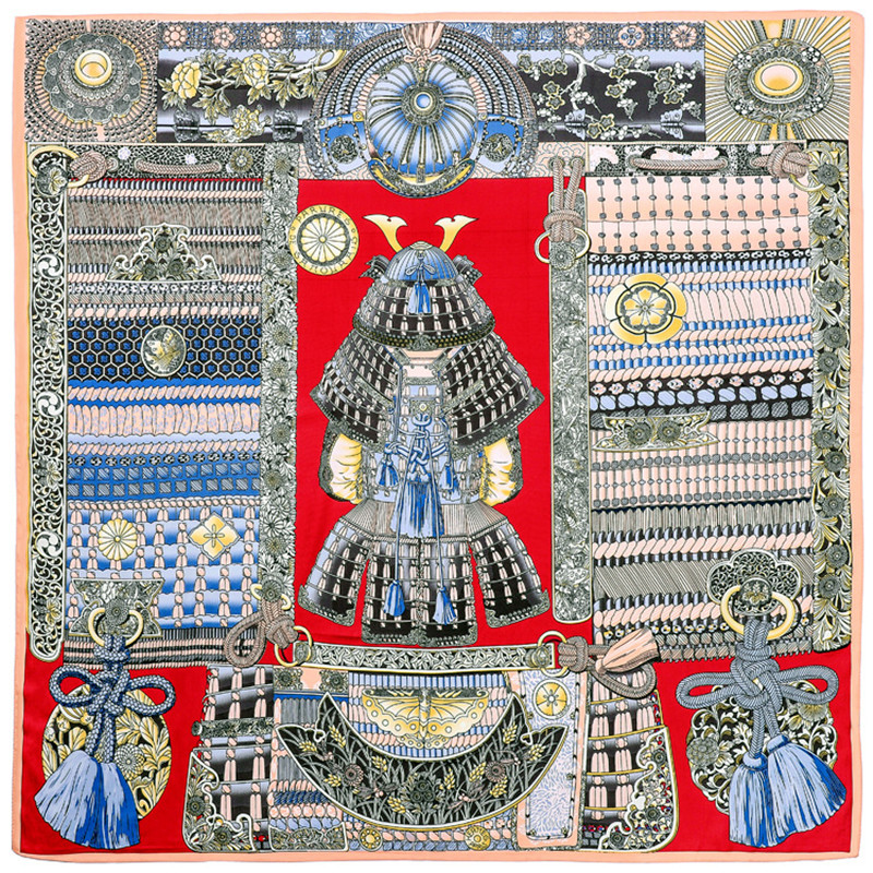 2024 novo design tribunal arma - Scarf Silk Square avaliação e preço