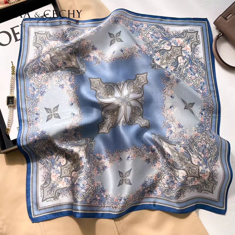 Lenço Quadrado de Seda 100% Am - Scarf Silk Square avaliação e preço